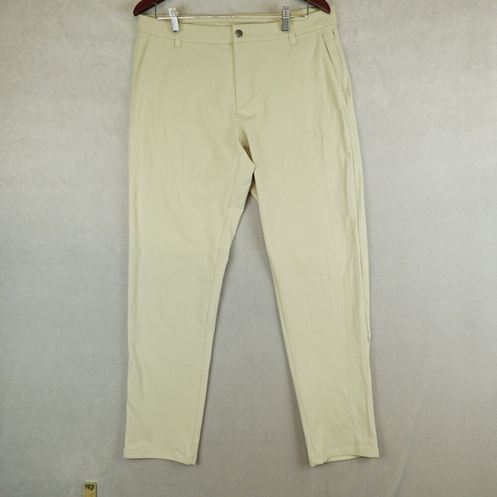 Lululemon Commission Pant Classic Fit Mens Size 34 Chino Trousers 32L EUC